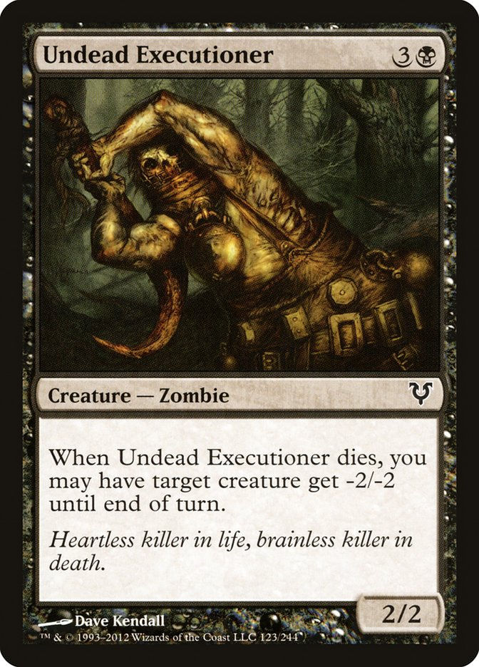 Undead Executioner (AVR) (123) / Foil