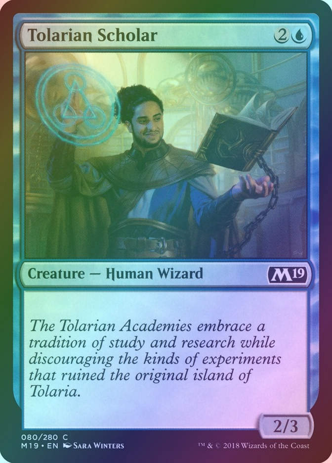 Tolarian Scholar (M19) (80) / Foil