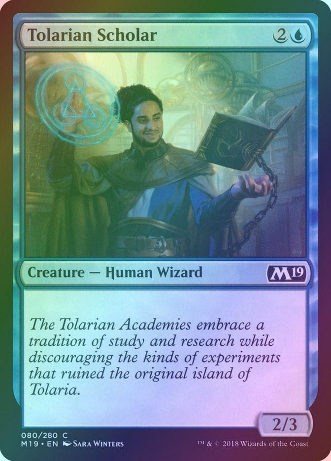 Tolarian Scholar (M19) (80) / Foil