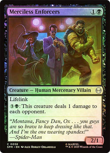 Merciless Enforcers (SPM) (58) / Foil