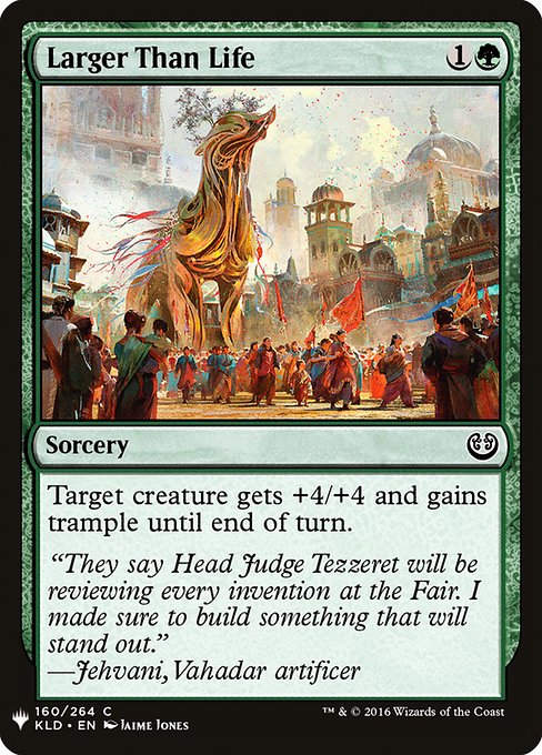 Larger Than Life (PLST) (KLD-160)