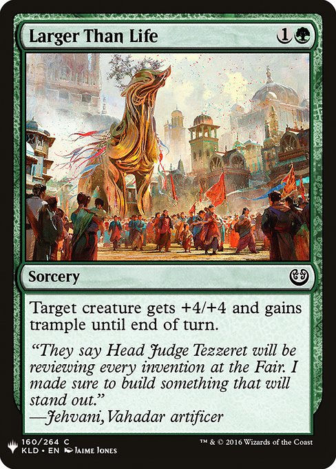 Larger Than Life (PLST) (KLD-160)