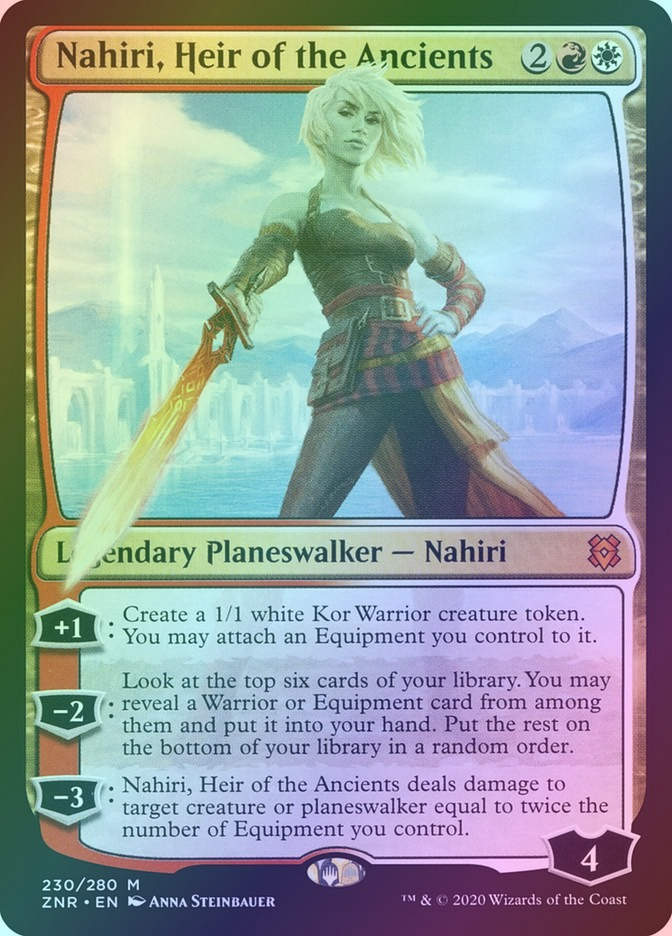Nahiri, Heir of the Ancients (ZNR) (230) / Foil
