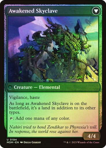 Invasion of Zendikar // Awakened Skyclave (mom) / Foil — cara 2 de 2