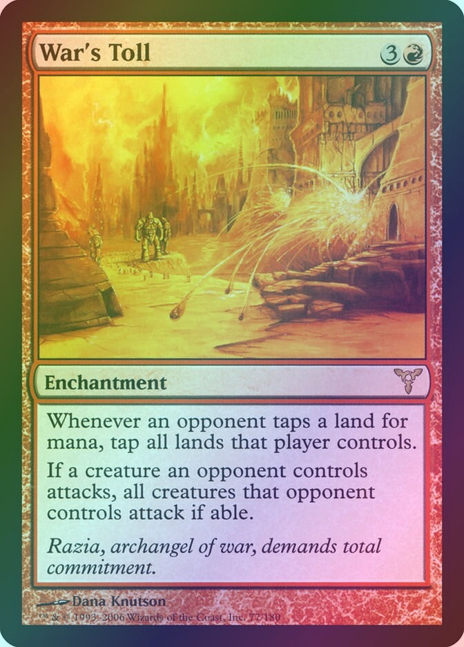 War's Toll (DIS) (77) / Foil