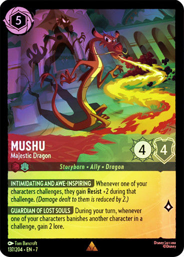 Mushu - Majestic Dragon (LOR_ARC) / Foil