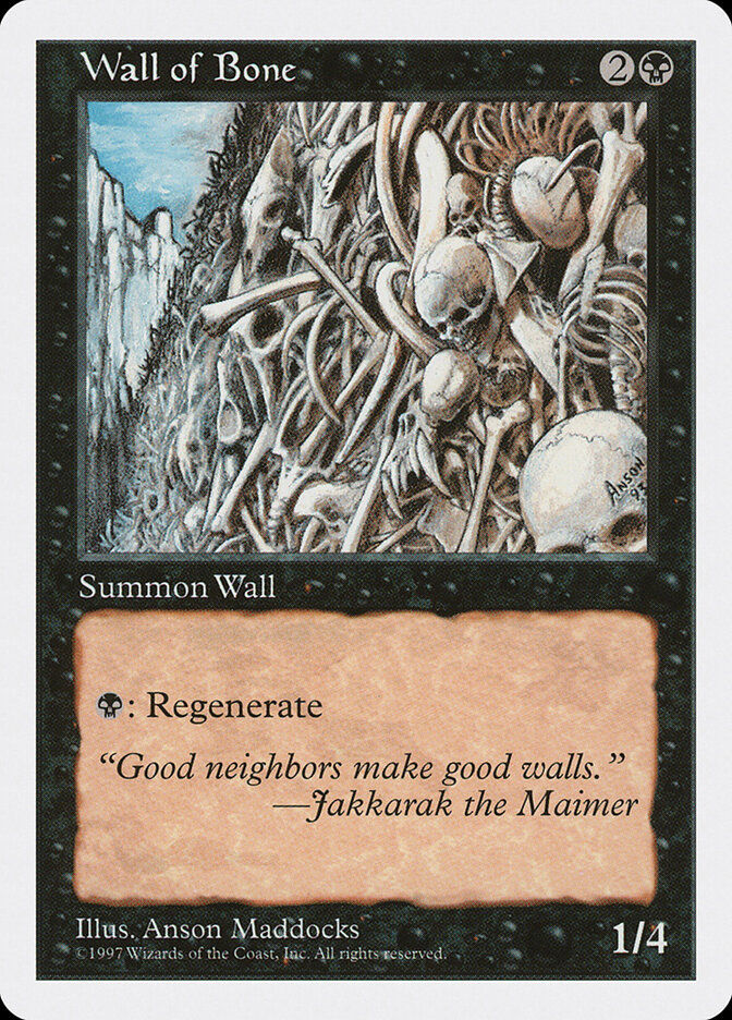 Wall of Bone (5ED) (203)
