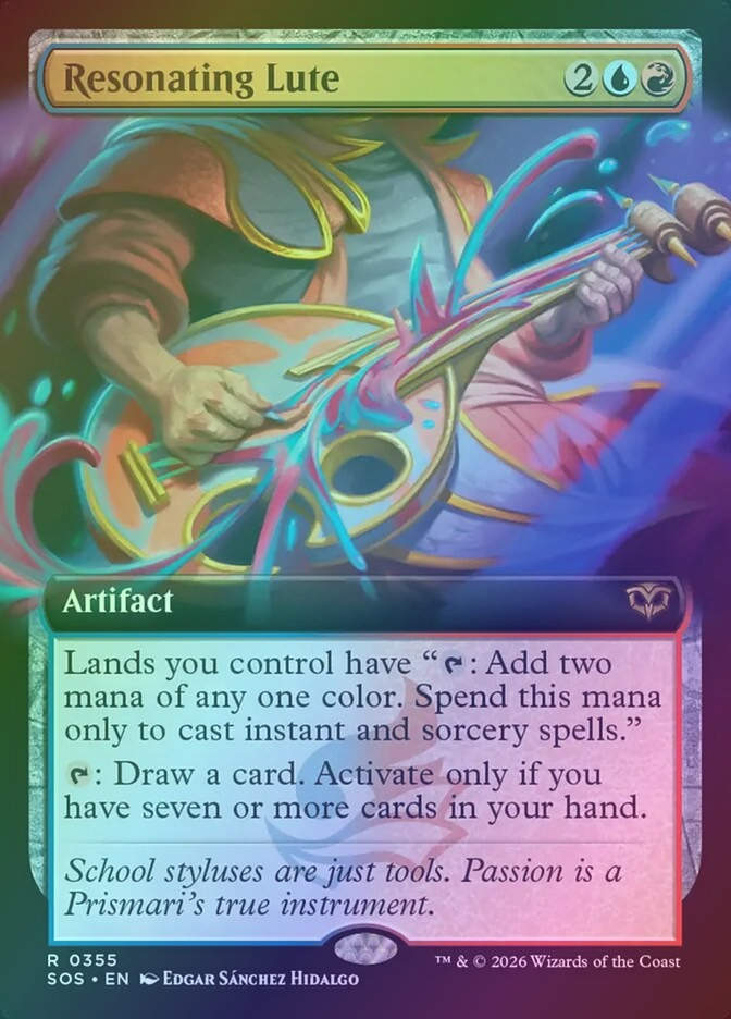 Resonating Lute (SOS) (355) / Extended Art / Foil