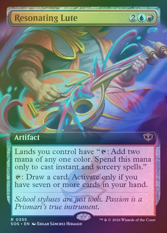 Resonating Lute (SOS) (355) / Extended Art / Foil