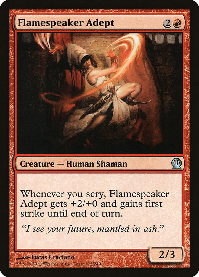 Flamespeaker Adept (THS) (123)