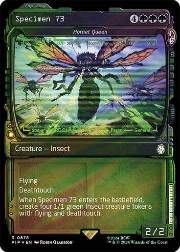 Hornet Queen (pip) (878) / Showcase Surge Foil