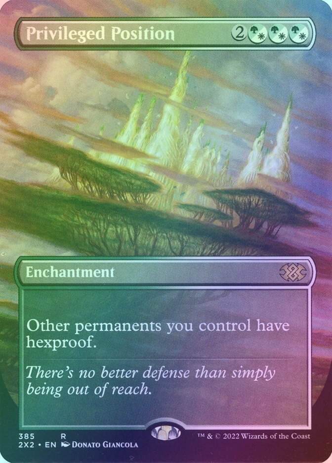Privileged Position (2X2) (385) / Borderless / Foil
