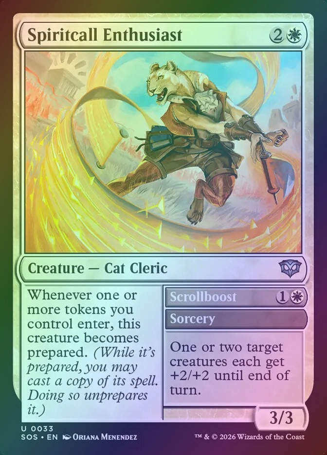 Spiritcall Enthusiast // Scrollboost (SOS) (33) / Foil