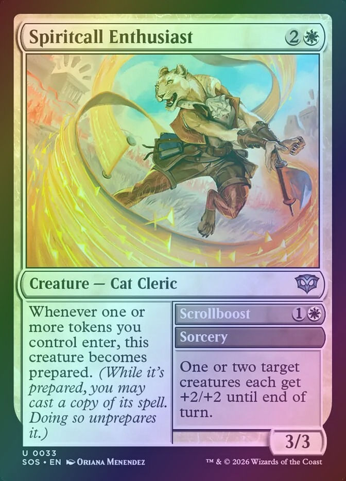 Spiritcall Enthusiast // Scrollboost (SOS) (33) / Foil