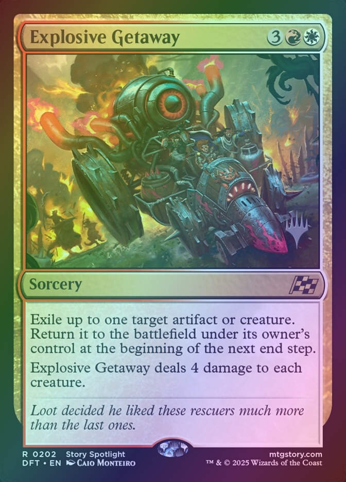 Explosive Getaway (PDFT) (202p) / Foil