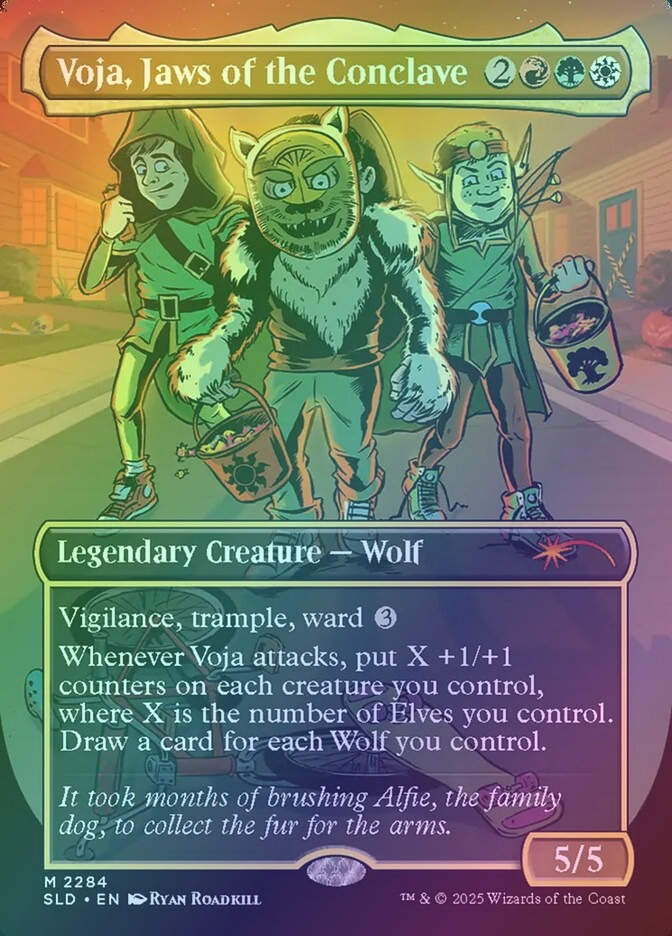 Voja, Jaws of the Conclave (SLD) (2284) / Borderless / Foil