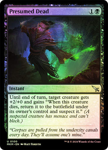 Presumed Dead (mkm) (100) / Foil