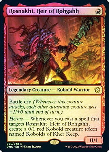 Rosnakht, Heir of Rohgahh (DMC) / Set Booster Foil