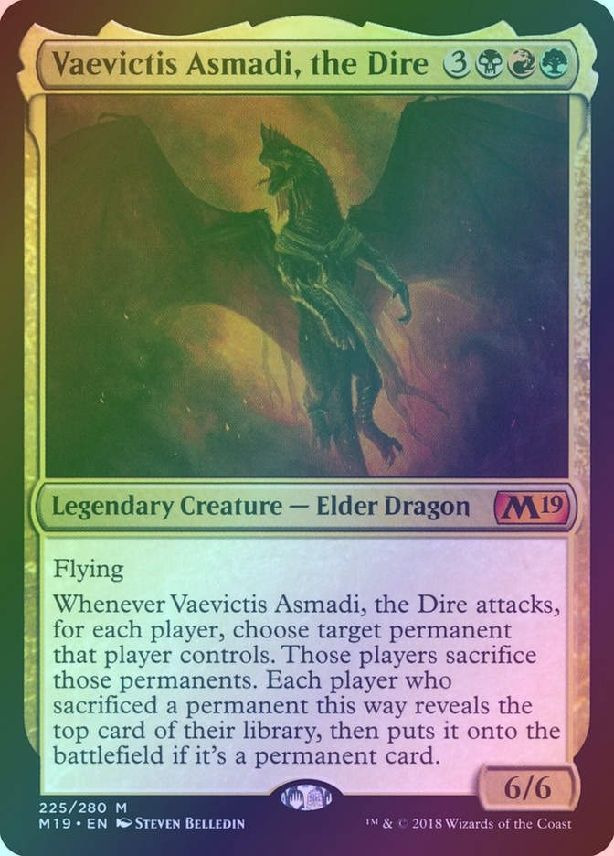 Vaevictis Asmadi, the Dire (M19) (225) / Foil