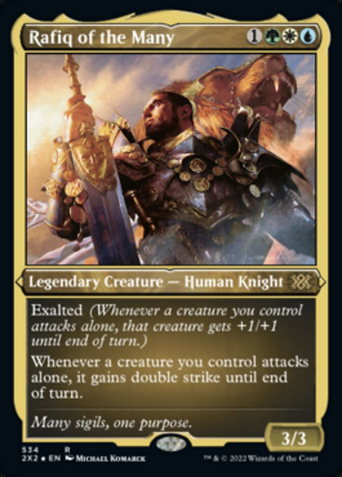 Rafiq of the Many (2X2) / Etched Foil