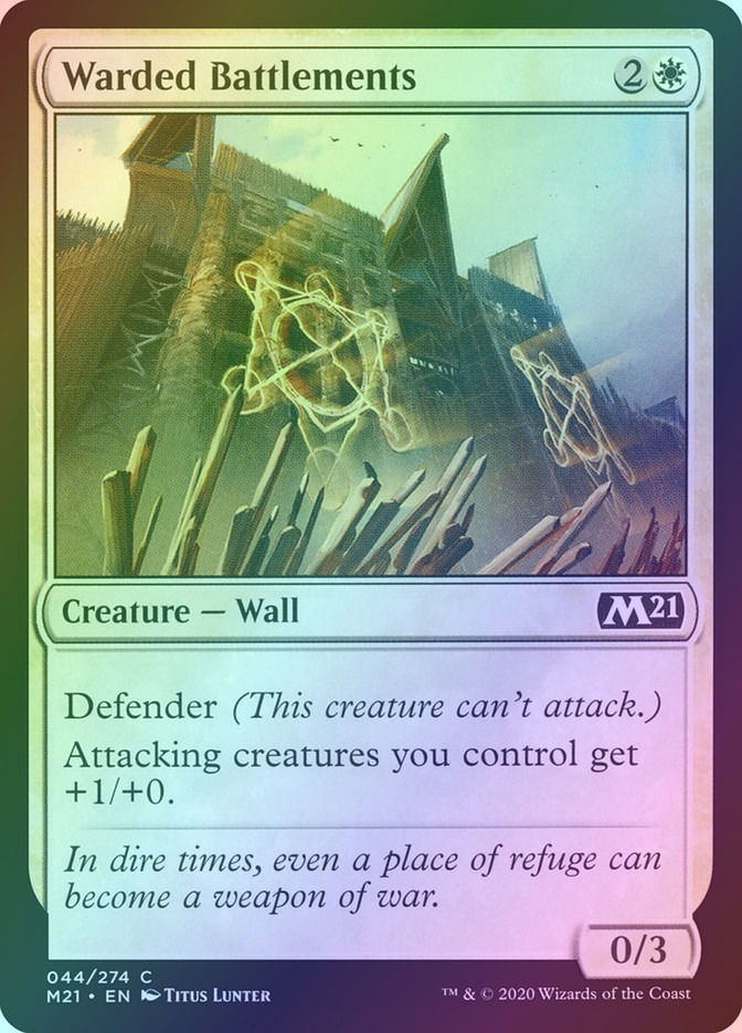 Warded Battlements (M21) (44) / Foil