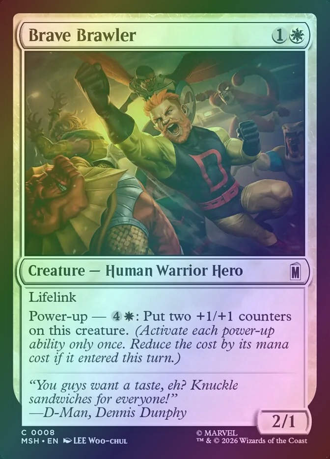Brave Brawler (MSH) (8) / Foil