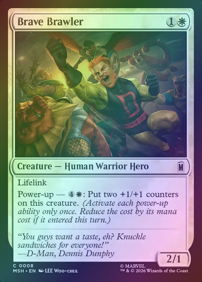 Brave Brawler (MSH) (8) / Foil