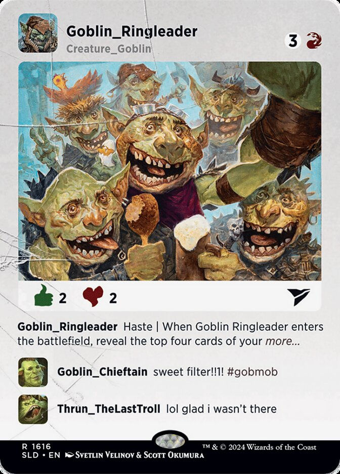 Goblin Ringleader (SLD) (1616) / Borderless