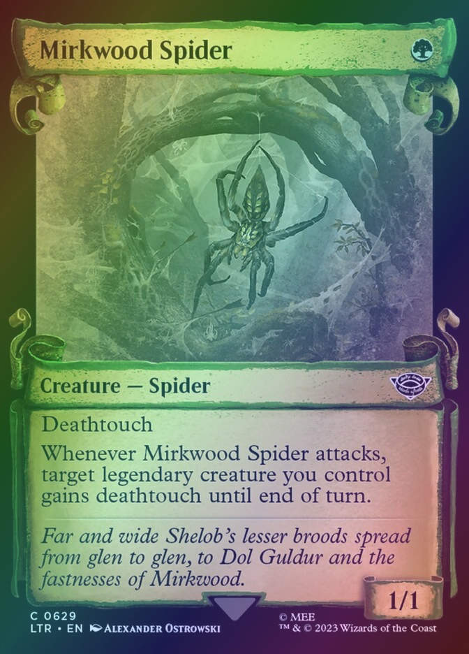 Mirkwood Spider (LTR) (629) / Showcase / Foil