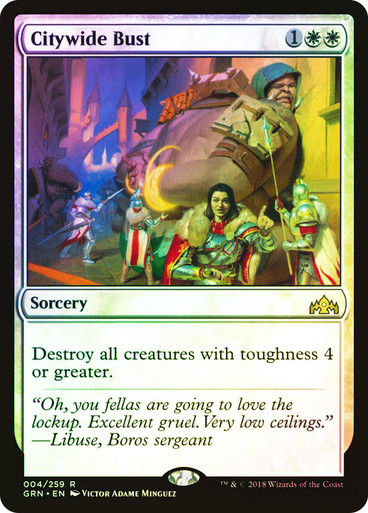 Citywide Bust (GRN) (4) / Foil