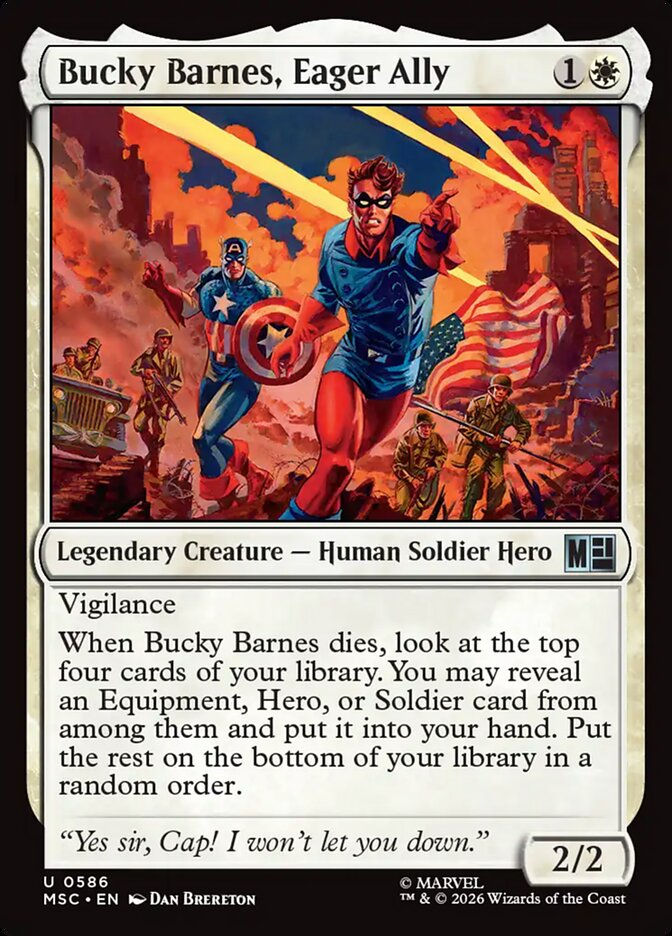 Bucky Barnes, Eager Ally (MSC) (586)