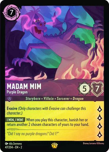Madam Mim - Purple Dragon (LOR_ROF) / Foil