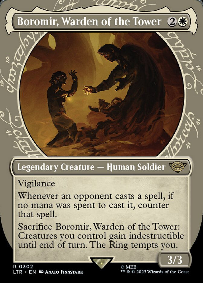 Boromir, Warden of the Tower (LTR) (302) / Borderless / Showcase
