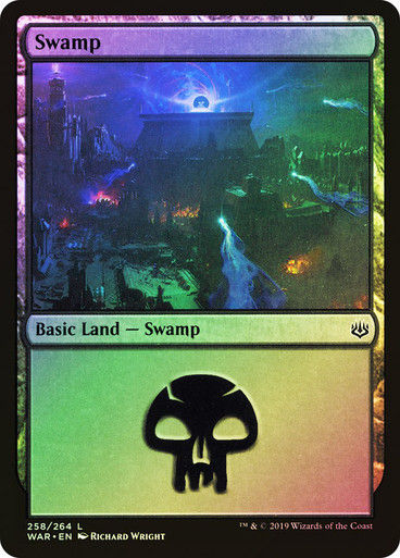 Swamp (WAR) (258) / Foil