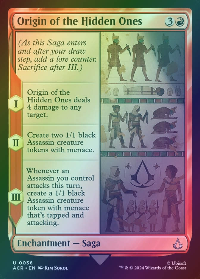 Origin of the Hidden Ones (ACR) (36) / Foil