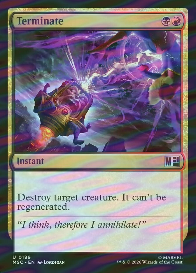 Terminate (MSC) (189) / Surge Foil