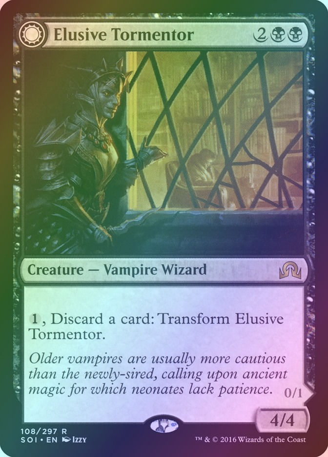 Elusive Tormentor // Insidious Mist (SOI) (108) / Foil — cara 1 de 2