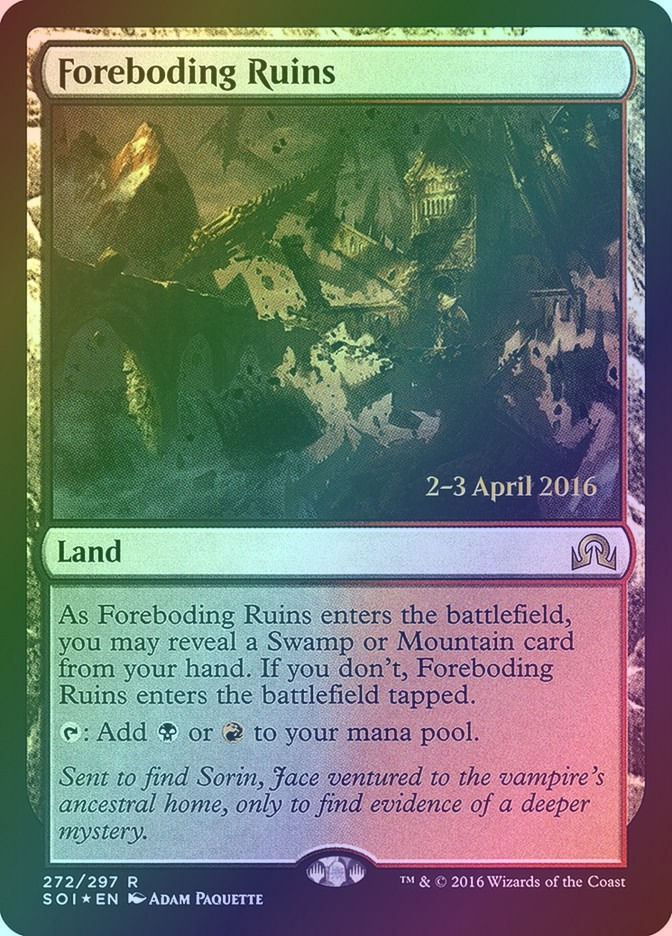 Foreboding Ruins (PSOI) (272s) / Foil