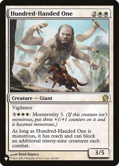Hundred-Handed One (PLST) (THS-20)