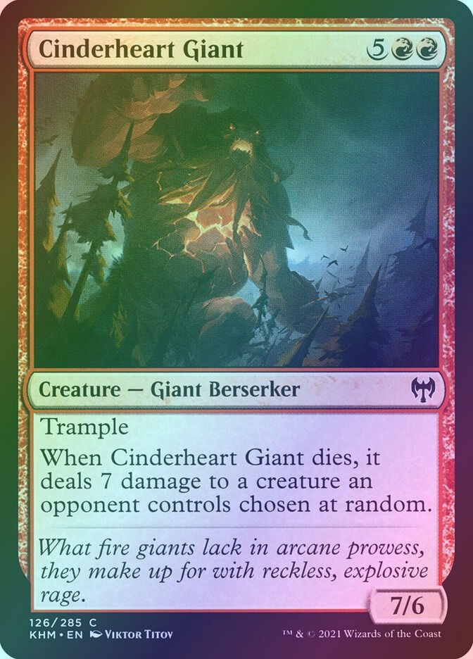 Cinderheart Giant (KHM) (126) / Foil