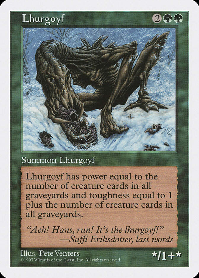 Lhurgoyf (5ED) (309)