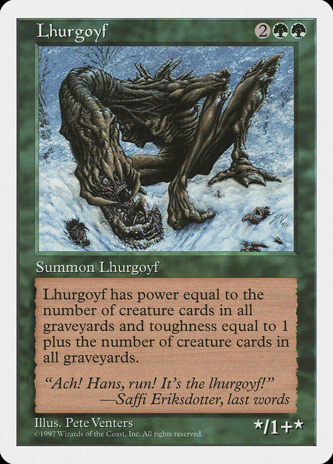 Lhurgoyf (5ED) (309)