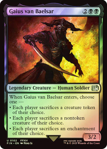Gaius van Baelsar (FIN) (102) / Foil
