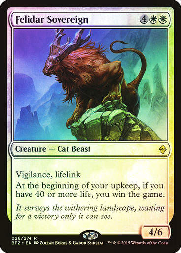 Felidar Sovereign (BFZ) (26) / Foil