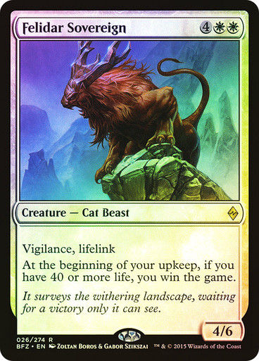 Felidar Sovereign (BFZ) (26) / Foil