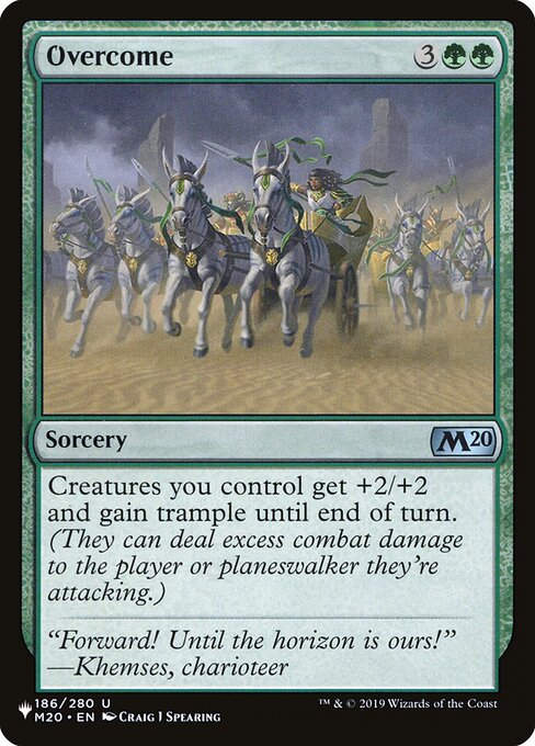Overcome (PLST) (M20-186)