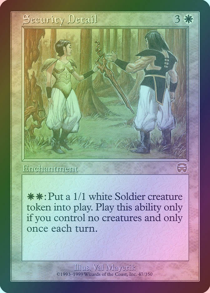 Security Detail (MMQ) (47) / Foil
