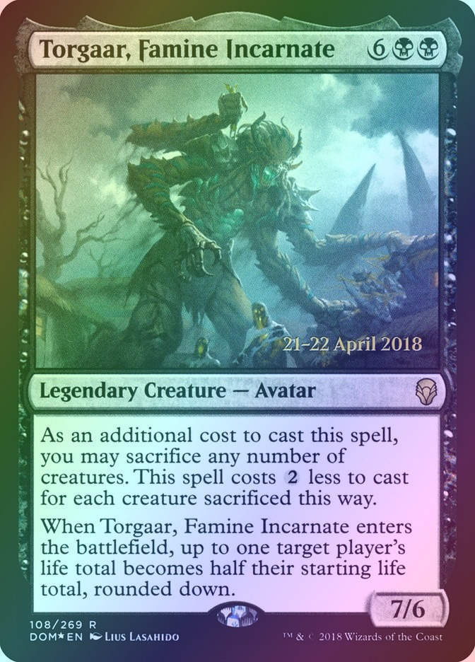 Torgaar, Famine Incarnate (PDOM) (108s) / Foil