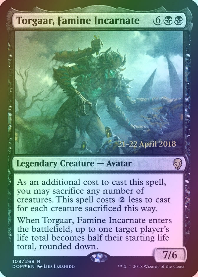 Torgaar, Famine Incarnate (PDOM) (108s) / Foil
