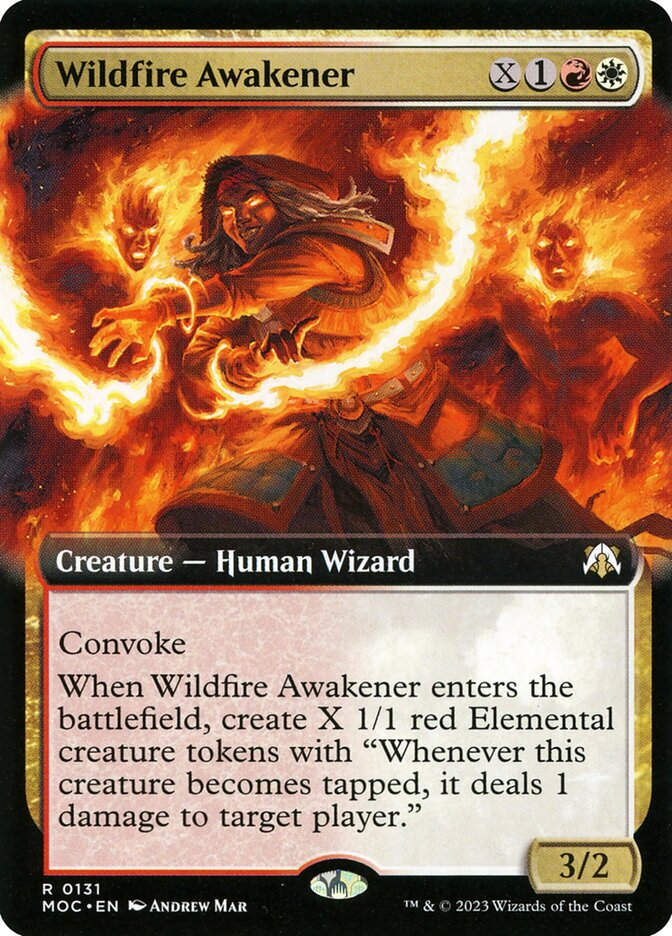 Wildfire Awakener (MOC) (131) / Extended Art